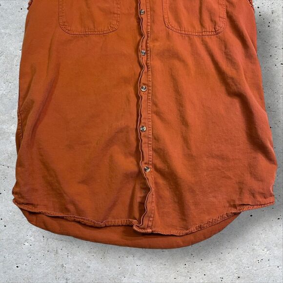 Sturgis 2010 Bike Week Sleeveless Button Shirt Size Large Eagle Graphic Orange - Picture 5 of 10